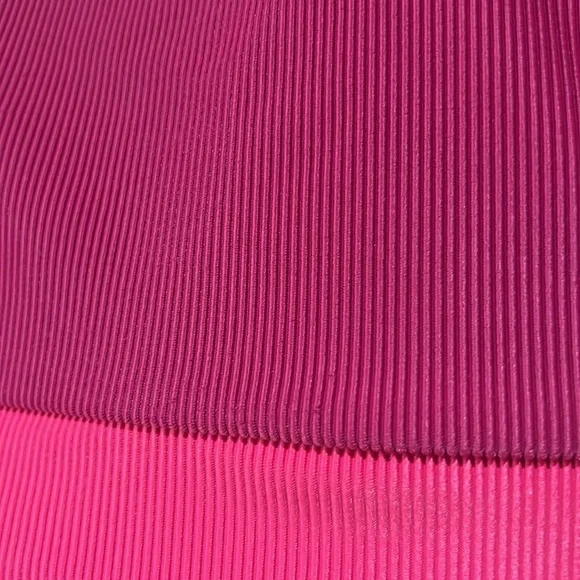 Beach Riot Eva Bikini Top Raspberry Colorblock - Picture 5 of 8